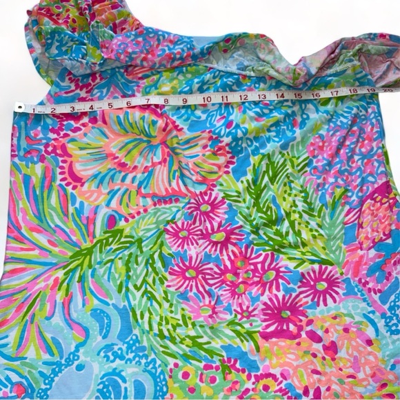 Lilly Pulitzer One Shoulder shirt - XL - Picture 3 of 6